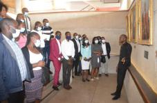Newly recruited Constituency Office staff during the tour of Parliament Buildings
