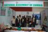 The Clerk, with members of staff at the stand